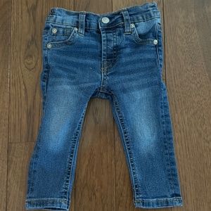 7 For All Mankind - Baby Girl's Denim Jeans with Elastic Waist (12 Months)